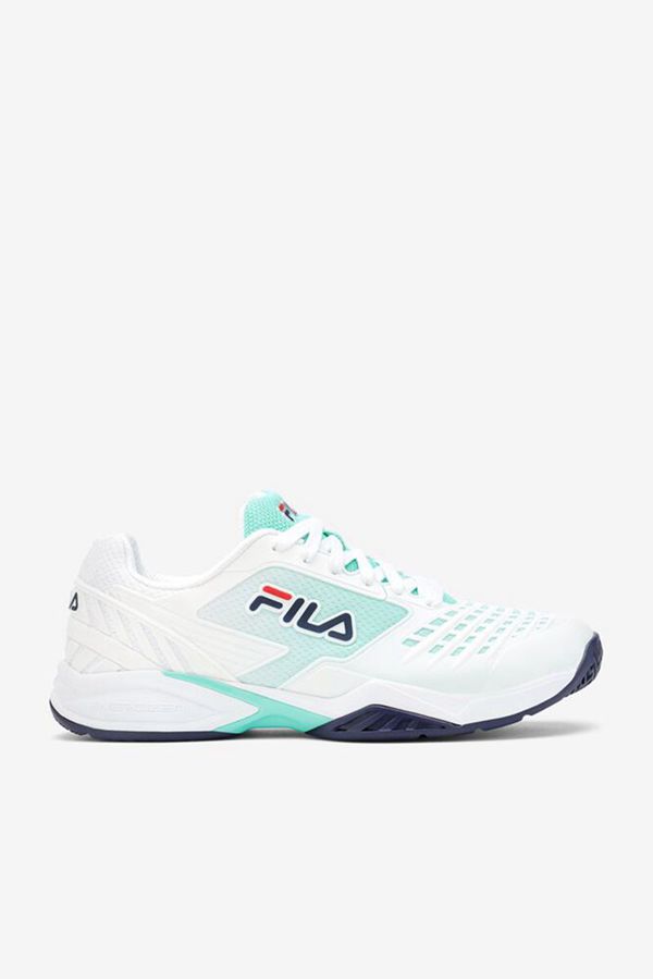 Fila Axilus 2 Energized Men's Tennis Shoes - White/Navy,NZ 923-24738